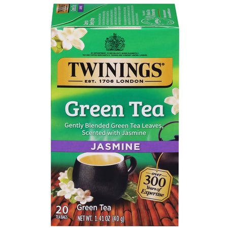 Twinings Green Tea, Jasmine 20 ct