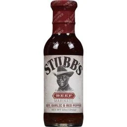 Stubb's® Soy, Garlic & Red Pepper Beef Marinade 12 oz