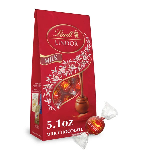 Lindt Lindor Milk Chocolate Candy Truffles 5.1 oz