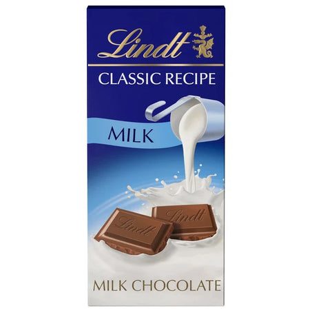 Lindt Classic Recipe Milk Chocolate Candy Bar 4.4 oz
