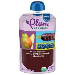 Plum Organics Pear, Purple Carrot & Blueberry Baby Food