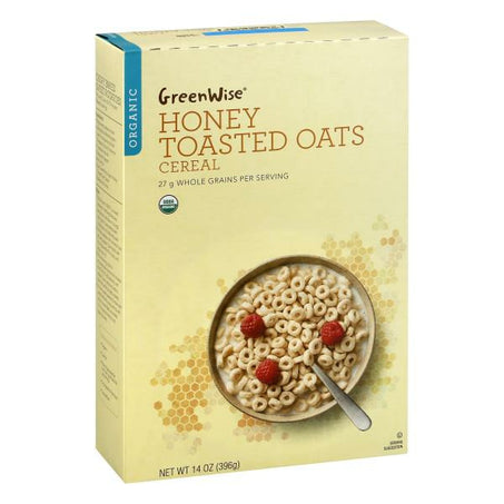 GreenWise Organic Honey Nut Toasted Oats Cereal 14 oz