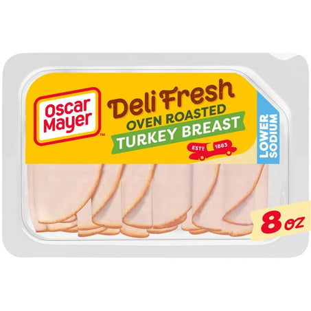 Oscar Mayer Deli Fresh Oven Roasted Turkey Breast Lower Sodium 8oz