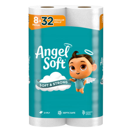 Angel Soft Toilet Paper 8 ct