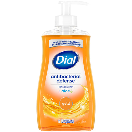 Dial Liquid Hand Soap Antibacterial Defense Gold 11 fl oz