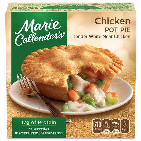 Marie Callender's Chicken Pot Pie Single Serve Frozen Meal 10 oz