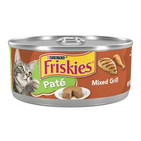 Purina Friskies Wet Cat Food Pate, Pate Mixed Grill 5.5 oz