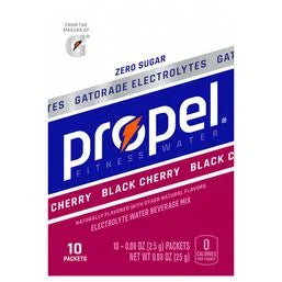 Propel Electrolyte Water Beverage Mix, Zero Sugar, Black Cherry