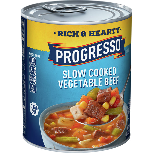 Progresso Rich and Hearty Slow Cooked Vegetable Beef Soup 19 oz
