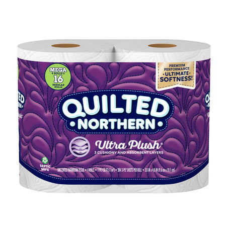 Quilted Northern Toilet Paper, Mega Rolls 4 ct