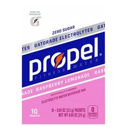 Propel Electrolyte Water Beverage Mix, Zero Sugar, Raspberry Lemonade