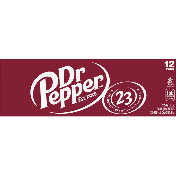 Dr Pepper 12x12oz Cans