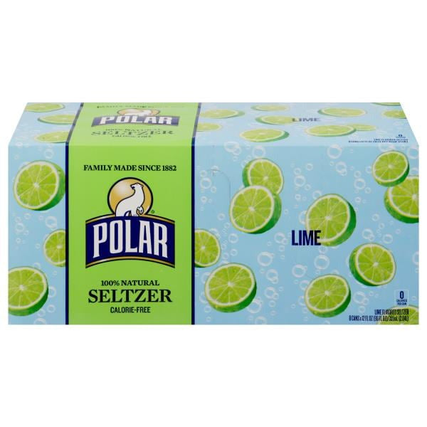 Polar Seltzer Lime 8 x 12 fl oz