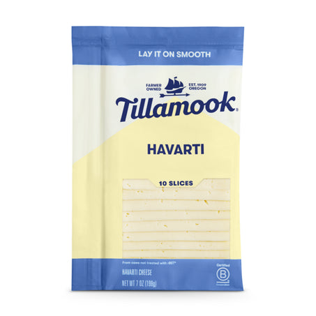 Tillamook Havarti Cheese Slices, 10oz 7 oz