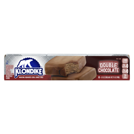 Klondike Frozen Dairy Dessert Bars Double Chocolate