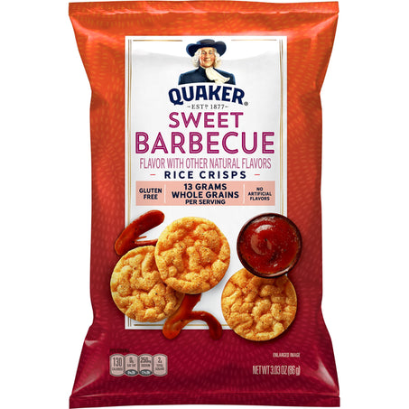 Quaker Rice Crisps, Sweet Barbecue 3.03 oz