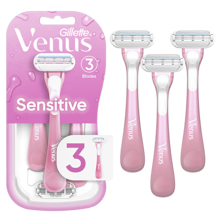 Gillette Venus Sensitive Women's Disposable Razor 3 ct