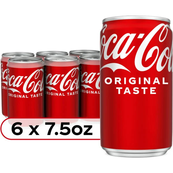 Coke 6 Pack Mini Cans
