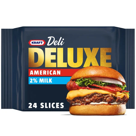 Kraft American Cheese Slices with 2% Milk 24 ct