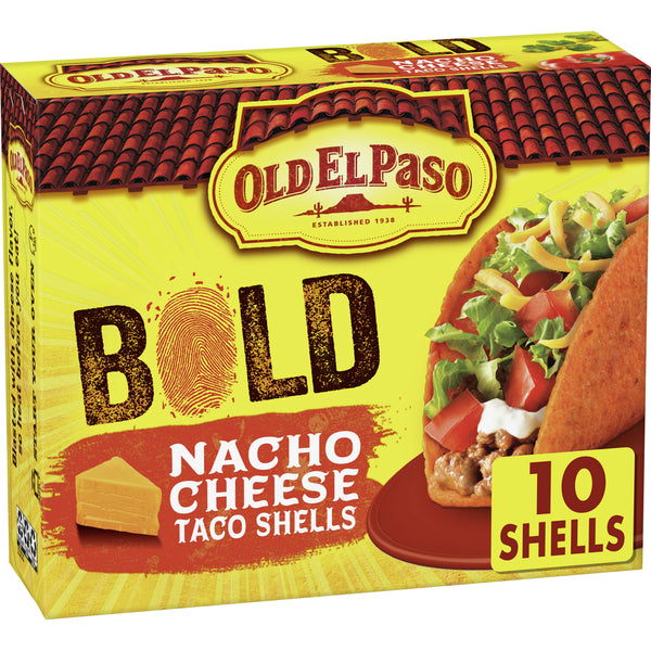 Old El Paso Stand 'N Stuff Bold Nacho Cheese Flavored Taco Shells
