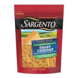 Sargento Cheese - Reduced Fat Shredded Mild Cheddar 8.00 oz