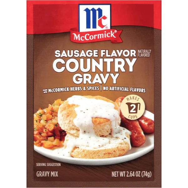 McCormick® Sausage Flavor Country Gravy Seasoning Mix