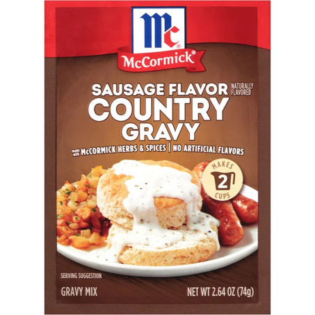 McCormick® Sausage Flavor Country Gravy Seasoning Mix