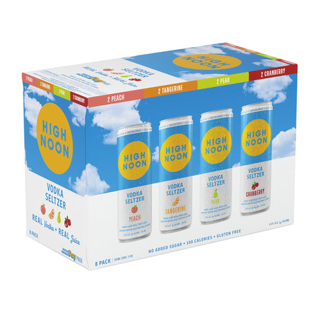 High Noon Day Pack Vodka Hard Seltzer 355ml Can 8 Pack