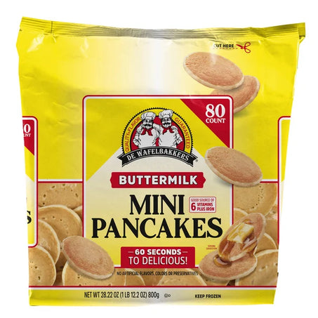 Dewafelbakkers Frozen Buttermilk Mini Pancakes
