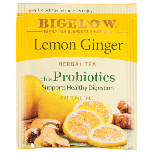 Bigelow Herbal Tea, Lemon Ginger, Caffeine Free 18 ct