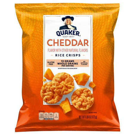 Quaker Rice Crisps, Cheddar Flavor 6.06 oz