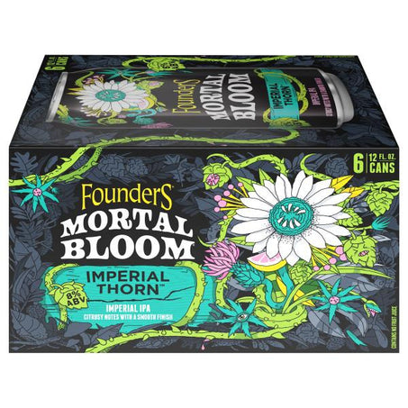 Founders Brewing Beer, Mortal Bloom, Hazy IPA 6 x 12 fl oz