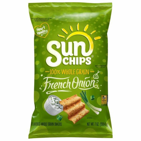Sun Chips Flavored Whole Grain Snacks, French Onion