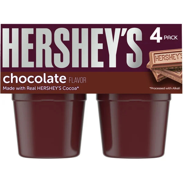 Hershey's Chocolate Ready-to-Eat Pudding Snack with Milk & Real Cocoa