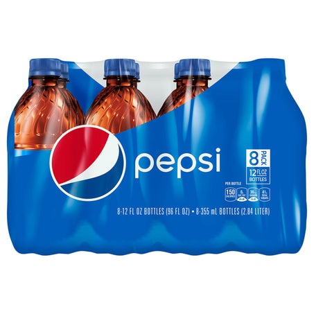 Pepsi 8x12oz Bottles