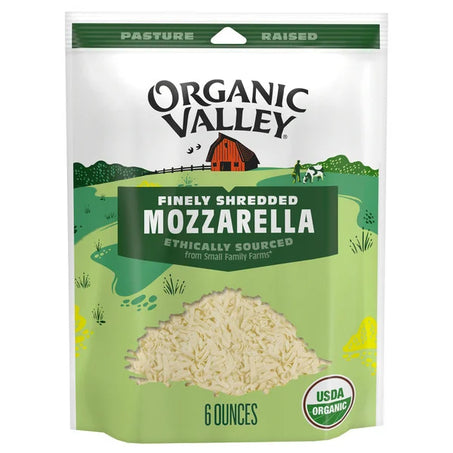 Organic Valley® Organic Finely Shredded Mozzarella Cheese 6 ounces