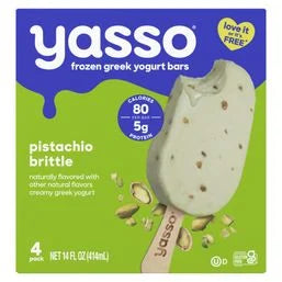 Yasso Frozen Greek Yogurt Bars Pistachio Brittle Bars