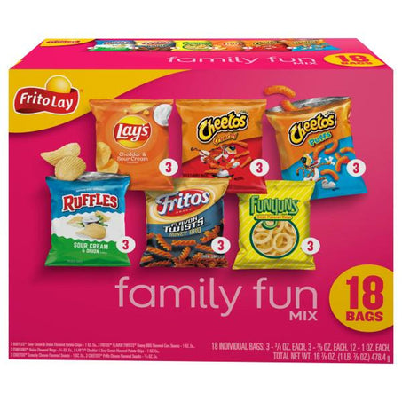 Frito Lay Snacks Family Fun Mix Variety Packs