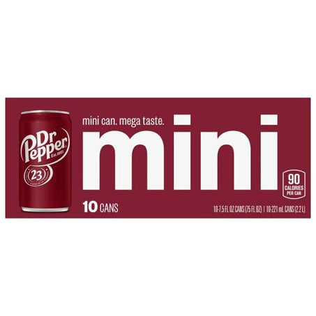 Dr Pepper Fridge Pack Mini Cans