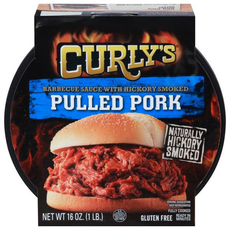 Curly's Foods Pulled Pork With Barbeque Sauce 16 oz