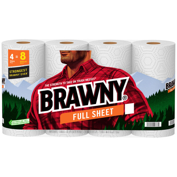Brawny Full Sheet Paper Towel 4 ct