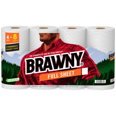 Brawny Full Sheet Paper Towel 4 ct