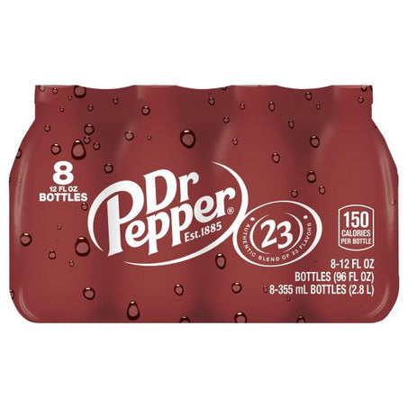 Dr Pepper 8x12oz Bottles