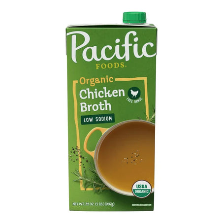 Pacific Foods Low Sodium Organic Free Range Chicken Broth 32 fl oz