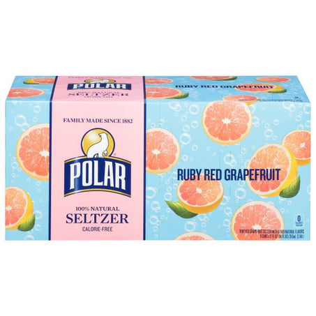 Polar Seltzer, Ruby Red Grapefruit 8 x 12 fl oz