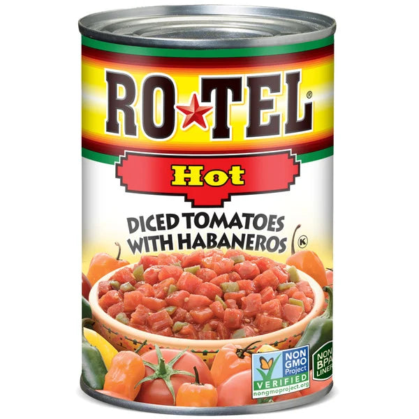 RO*TEL Hot Diced Tomatoes With Habaneros 10 oz