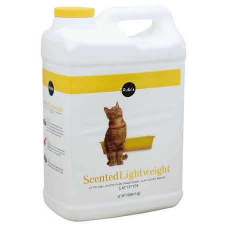 Publix Cat Litter, Lightweight, Scented 10 lb