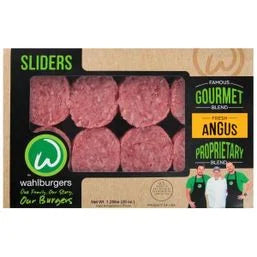 Wahlburgers Beef, Ground, Fresh Angus, Sliders