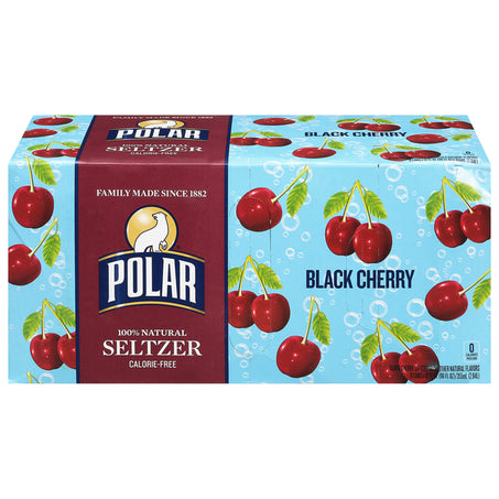 Polar Seltzer, Black Cherry 8 x 12 fl oz