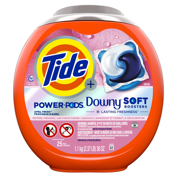 Tide Power PODs with Downy, Detergent 25 ct